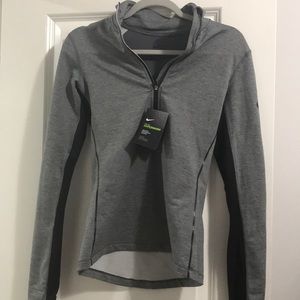 Nike Pro Hyperwarm 3/4 zip Pull Over